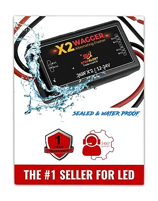 NEW Wig Wag X2 Wagger Alternating WigWager Flasher Emergency LED Strobe Light • $24.97