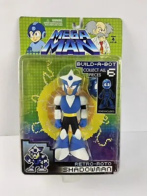 Mega Man Retro Roto Shadowman Build A Bot Series Action Figure Jazwares 2005 NEW • $29.71