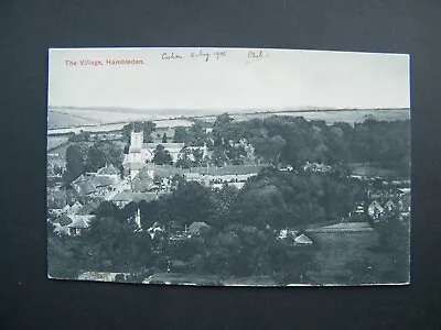 1905 HM Postcard Of The Village Hambledon Hants. Stamp Hand Cancelled Cosham • £4.99