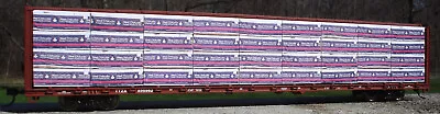 N SCALE:  West Chilcotin  Lumber Load For RAPIDO RED CABOOSE MTL Centerbeam • $10