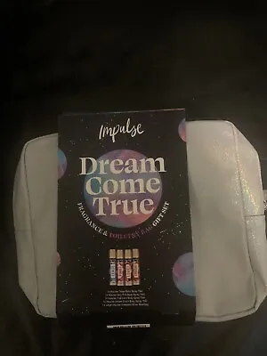 Impulse Dream Come True Fragrance& Toiletries Bag 4  Spray   Valintine &Birthday • £10
