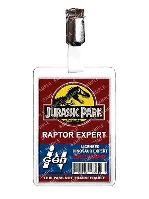 Jurassic Park Raptor Expert Cosplay Film Prop Fancy Dress Comic Con Book Day • $13.53