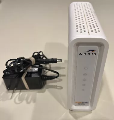 Motorola ARRIS SURFboard SB6141 DOCSIS 3.0 Cable Modem 400 Series White USED • $17.97