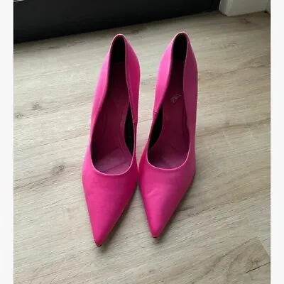 Zara Hot Pink Pumps Size 38 ( US 7.5) New With Tags • $15