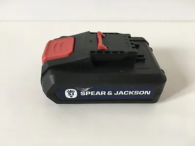 £24.99 • Buy Spear And Jackson 18V Li-ion 2Ah Cordless Power Tool Battery ABP118W7 (McGregor)