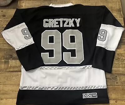 Mens Wayne Gretzky Los Angeles Kings CCM Throwback Jersey - Size XL (52) • $100