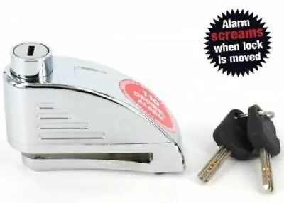 MOTOR BIKE DISC LOCK ALARM Security ANTI THEFT WHEEL HARLEY BIKE DAVIDSON PARTS • $45