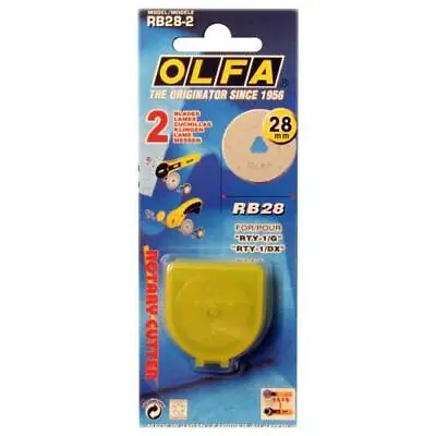 Olfa 28mm Rotary Cutter Blades RB28-2 • £7.99