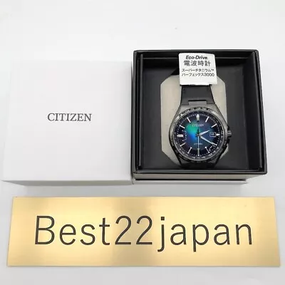 CITIZEN CB0215-18L ATTESA UNITE With BLUE Limited ECOPET Eco-Drive Solar Watch • $767.98