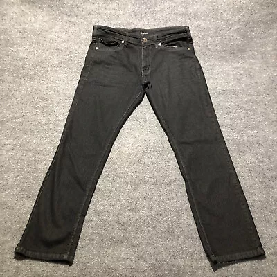 Fried Denim Slim Jeans Men 34x30 Blue Black Stretch Preppy Skinny Casual Hipster • $22.99