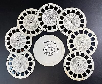 Vintage  Gaf Viewmaster Reels  Set Of 7 In Case  Disney  • $19.99