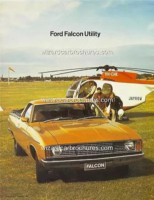 1977 Ford Falcon Xc Utility A3 Poster Ad Sales Brochure Advertisement Advert • $14.85