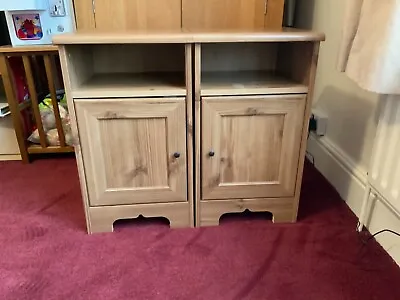 Aspelund Bedside Cabinets Cupboards Matching Pair In VGC Collection Only • £95