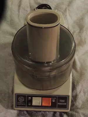 General Electric GE Food Processor Chopper Slicer Shredder D3FP1 Vintage 1970s • $39.99