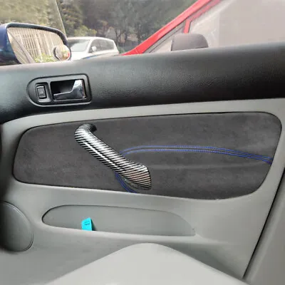 Suede Leather Door Panel Armrest Trim Cover For VW Golf MK4 Bora Jetta 1998-2005 • $30.02