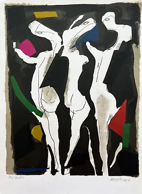 MARINO MARINI Hand Signed Lithograph Le Sacre Du Printemps 1973 • $99.99