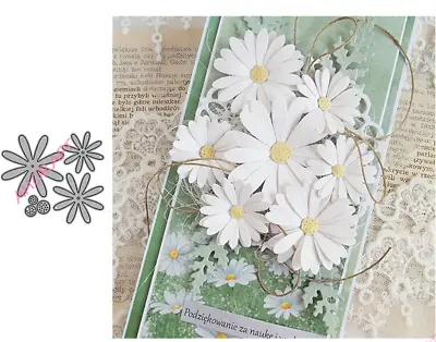 Flower Daisy Set Metal Cutting Die Card Making Scrapbooking Paper Crafts UK • £3.99