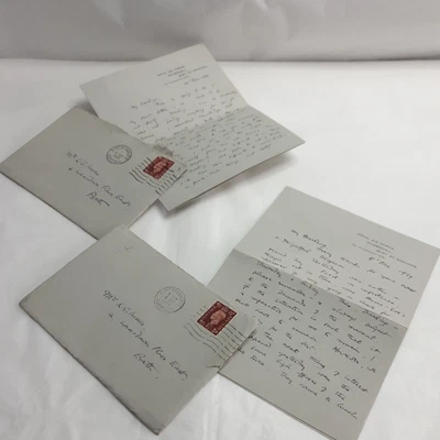 £9 • Buy WWII Letters 4 Lansdown Place East , Bath RAF Mildenhall St Edmunds Handwritten 