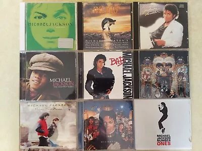 Michael Jackson CD Lot Of 9 Gone Too Soon European Promo Invincible Green Cover • $49.99