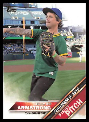2016 Topps First Pitch #FP-4 Billy Joe Armstrong Oakland Athletics • $6.99