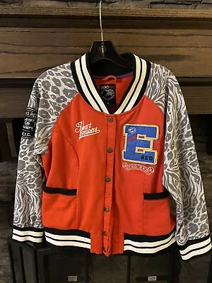 Rare Ecko Red Heart Breaker Varsity Jacket Size Small 1X • $28