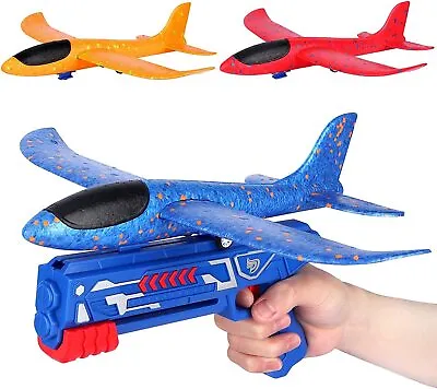 New  Airplane Foam Glider Aircraft Plane Hand Throw Airplane Fly  Kids Gift Toys • £8.98