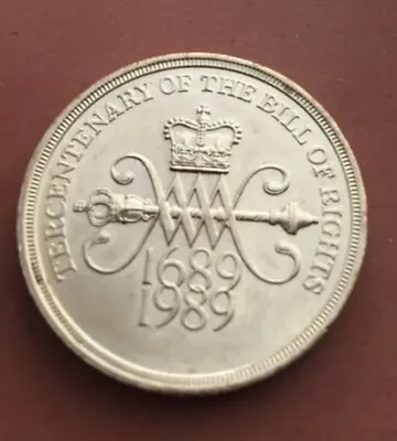 Early £2 Coin 1989 Uncirculated .Tercentenary Of The Bill Of Rights 1689. • £750