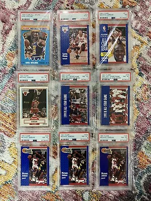 Michael Jordan Kobe Bryant Pippen Upper Deck Fleer PSA Card Collection Lot • $299