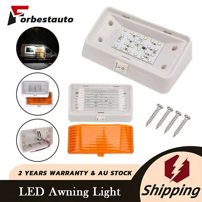 $25.99 • Buy LED Caravan Awning Light Amber White W/Switch For Annexe Jayco Eagle Swan Camper