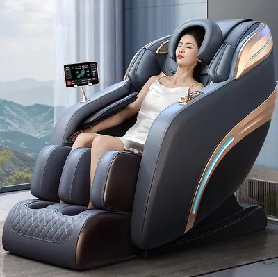 GLADLY Massage Chairs SL Track Lumbar And Calf HeatingDark Style (Black) • $1099