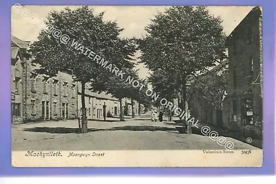 EARLY 1908 MAENGWYN STREET MACHYNLLETH POWYS Montgomeryshire VINTAGE POSTCARD • £1.29