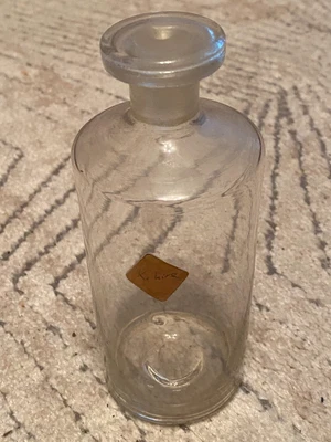£2.99 • Buy Chemist  Pharmacist Type Bottle With Glass Stopper