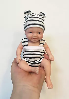 7  Micro Preemie Full Body Silicone Smile Baby Doll Lifelike Mini Reborn • $29.99
