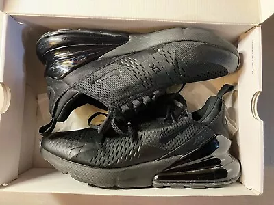 Nike Air Max 270 Running Shoes Sneakers Triple Black AH8050-005 Men's Size 11 • $69.99