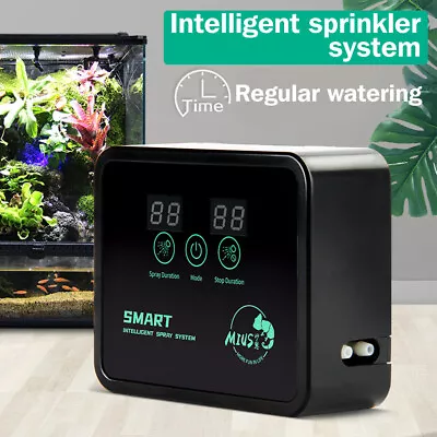 AU Intelligent Reptile Spray Rainforest Fogger Humidifier Sprinkler Kit System • $42.99