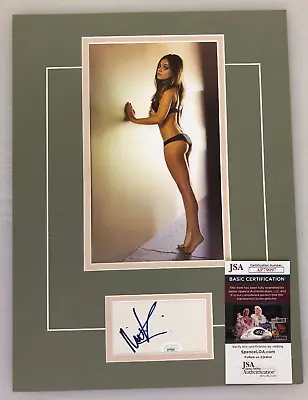 MILA KUNIS SEXY SIGNED 12x16 DOUBLE MATTED PHOTO DISPLAY BLACK SWAN TED JSA COA • $269.99