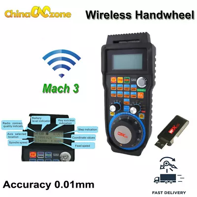 6 Axis Wireless Handwheel Electronic CNC Mach3 MPG Pendant Machine Controller • $129