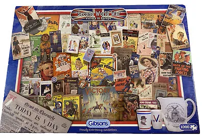 Gibson Jigsaw Victory WWII 1000 Pc Puzzle Second World War New Complete *Wrap* • £18.60