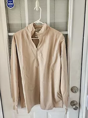 Military Desert Tan Sleeping Shirt Moisture Resistant Heat Retentive Medium • $18