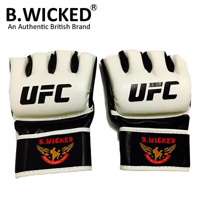 UFC Boxing Glove Adult Half Finger Punching Bag Gloves Practicing Gloves • £11.99