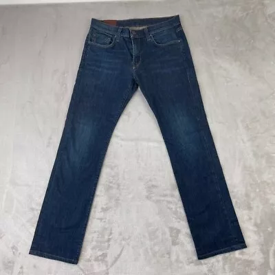 J Brand Jeans Men 32x31 Blue Skyline Indigo Kane Slim Straight Leg Zip Fly USA • $32.49