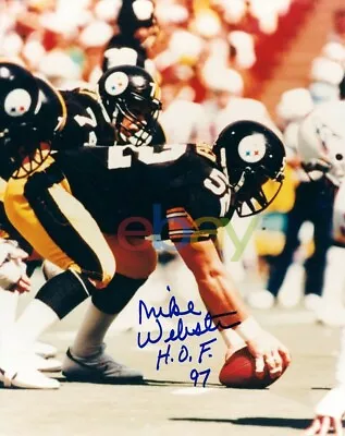 Mike Webster Pittsburgh Steelers HOF 1997 Auto Signed 8x10 Photo Reprint • $19.95