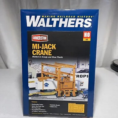 Walthers 933-3122 MI-JACK Translift(R) Intermodal Crane Kit HO Scale Train NEW • $29.99