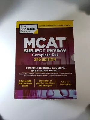 The Princeton Review MCAT Subject Review Complete Box Set 3rd Edition: 7 Comple • $39.99