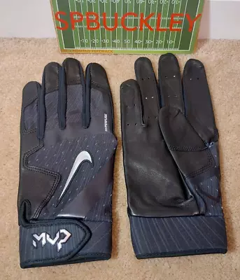 Nike Mvp Pro Adult Large Baseball Batting Gloves Pgb521-001 Black Nwot • $44.99