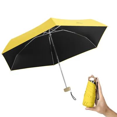 $19.99 • Buy Mini Umbrella Travel Super Windproof Compact Folding Sun Anti-UV Rain Portable