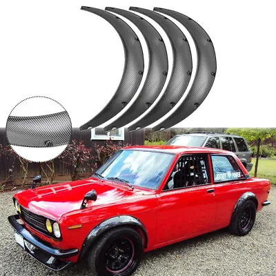 $99.11 • Buy Carbon Fiber Fender Flares Extra Wide Wheel Arches For Nissan Datsun 1000 1200