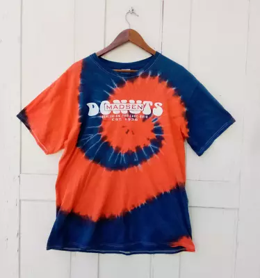 Vintage Madsen Donuts Geneva On The Lake Peace Love And Creamsticks Tie Dye Tee • $30