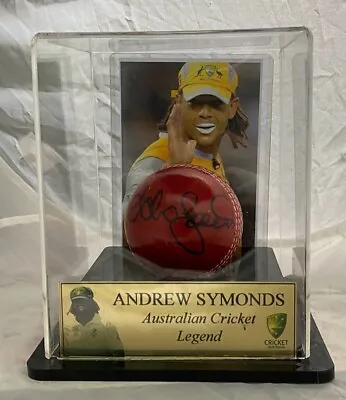 $320 • Buy Andrew Symonds Signed Ball In Display Case 