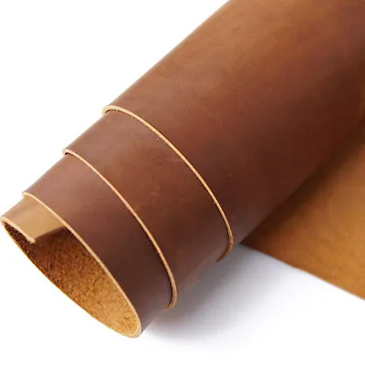 $68.26 • Buy Tooling Leather Square 2.0mm Thick Full Grain Cowhide Leather Craft 5/6OZ USA